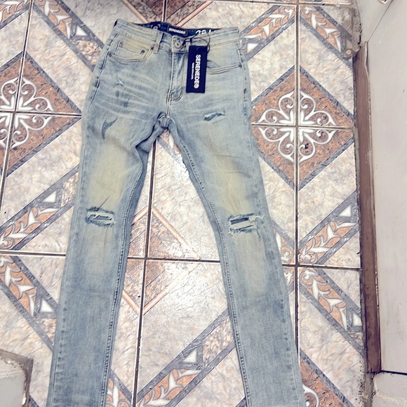 SERENADE  FITTED DENIM JEANS - Picture 1 of 5